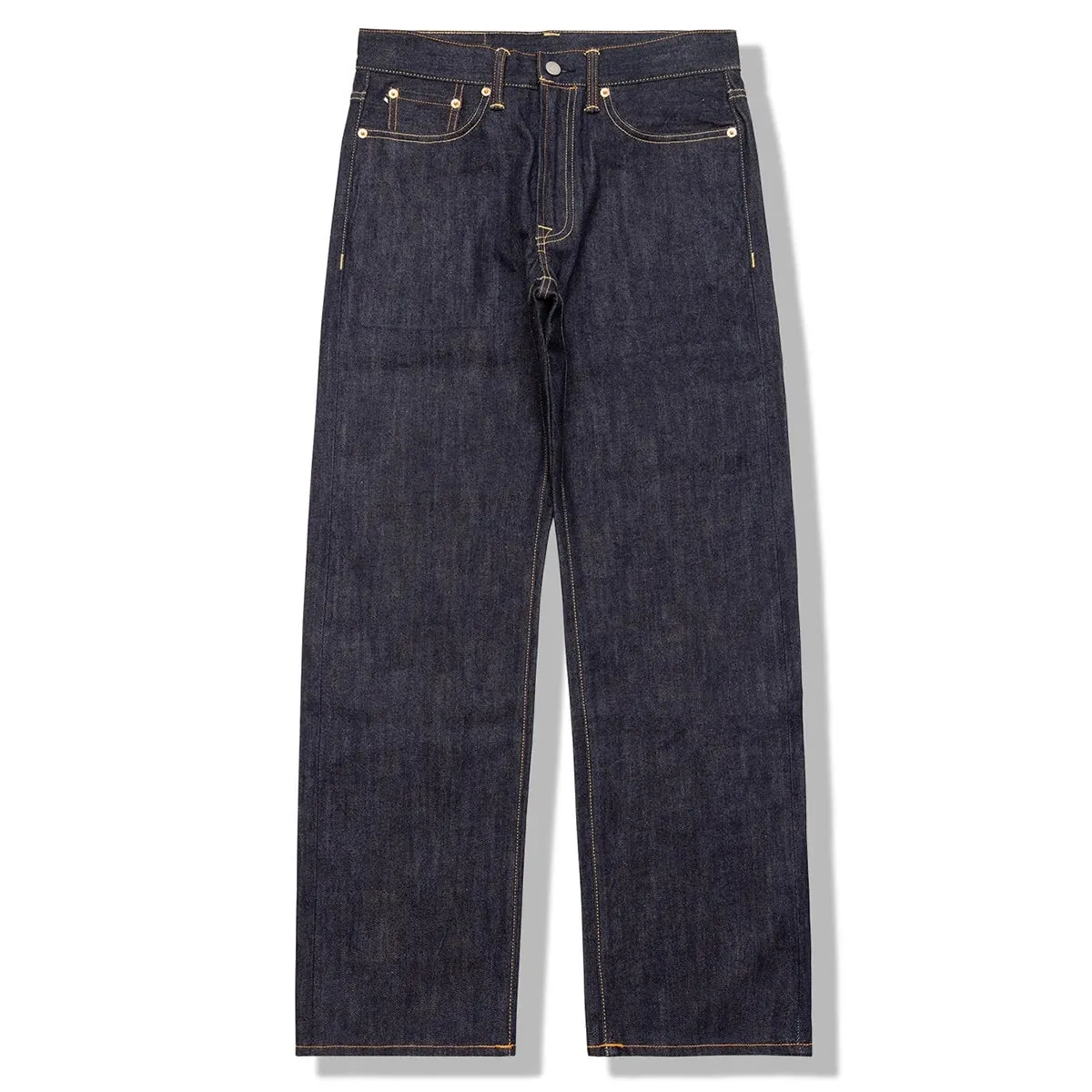 Red Tornado 12.5oz Vintage Selvedge Jeans Rinsed Relaxed Straight Leg One-wash Raw Denim Trousers for Men