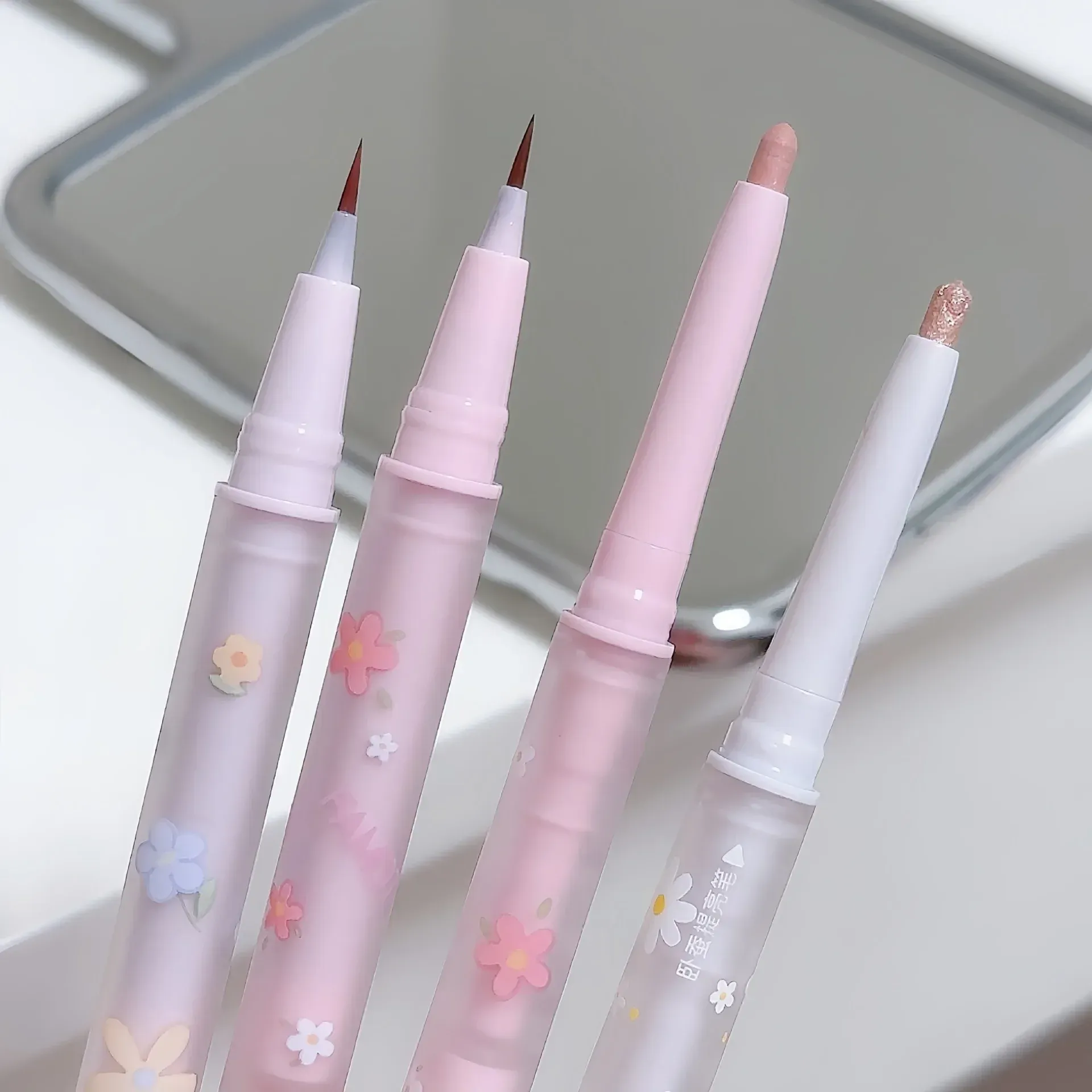 Double Head Aegyo Sal Eyeliner Liquid Down To Shadow Pencil Eye Highlighting Eyeshadow Stick Natural Big Eye Makeup Gel Pen — image 6