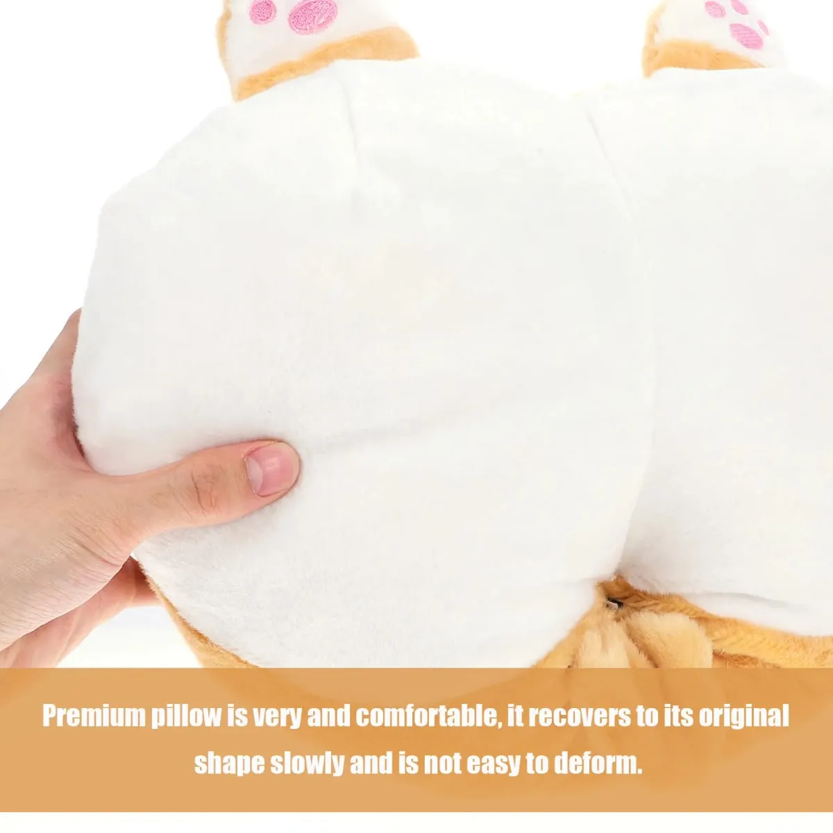 Adorable Dog Butt Cushion for Long Sitting Support Ergonomic Chair Pad for Office Workers Drivers Students Pregnant Women Travel