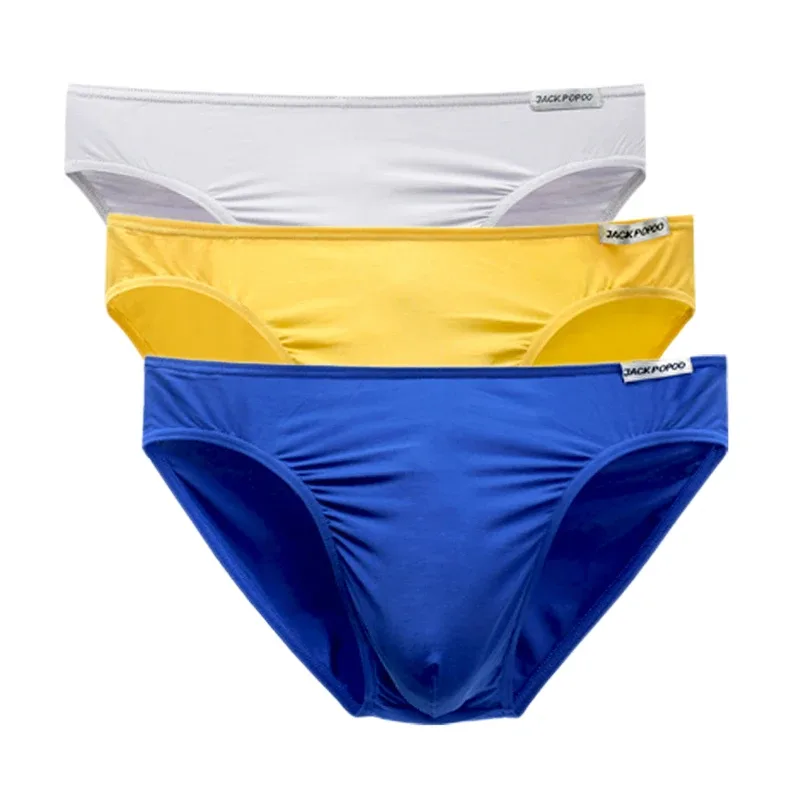 3PCS/Lot Men's Underwear Modal High Quality Soft Briefs Breathable Comfortable Youth Underpants Male Sexy U Bulge Pouch Panties — image 36