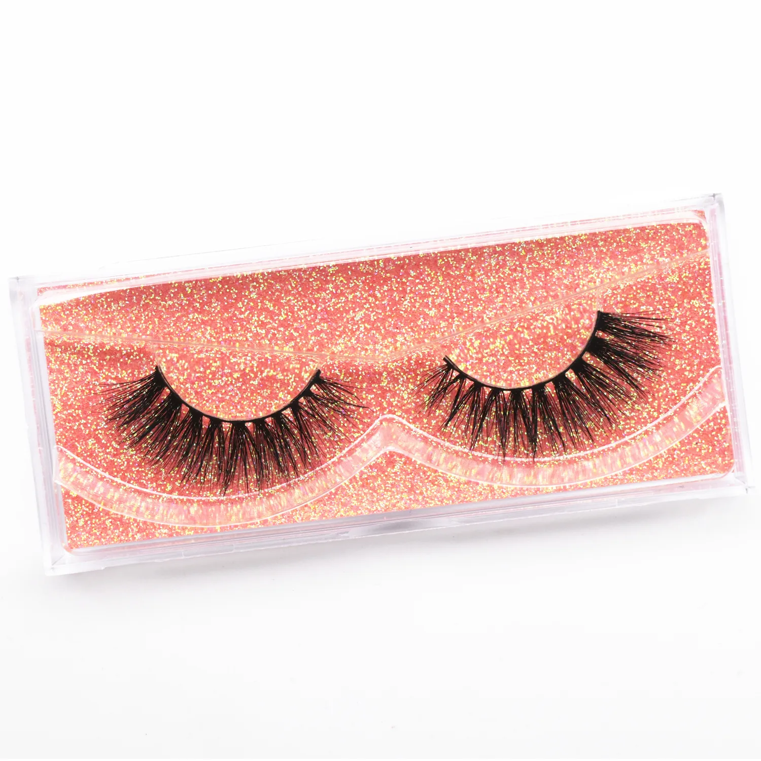 D20 Real Mink Lashes Eyelashes Extension Natural Long Winged Volume Eye Lashes Handmade Mink Fake Eyelash Makeup Lash