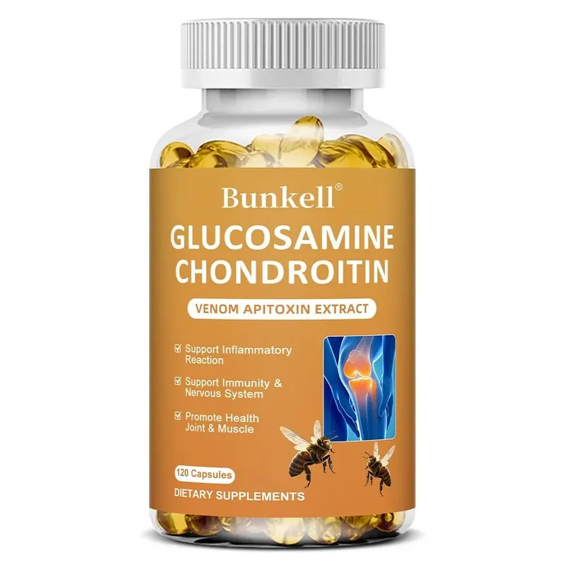 Glucosamine Chondroitin MSM 120 Capsules for Joint and Knee Health Immune System Non-GMO Gluten-Free