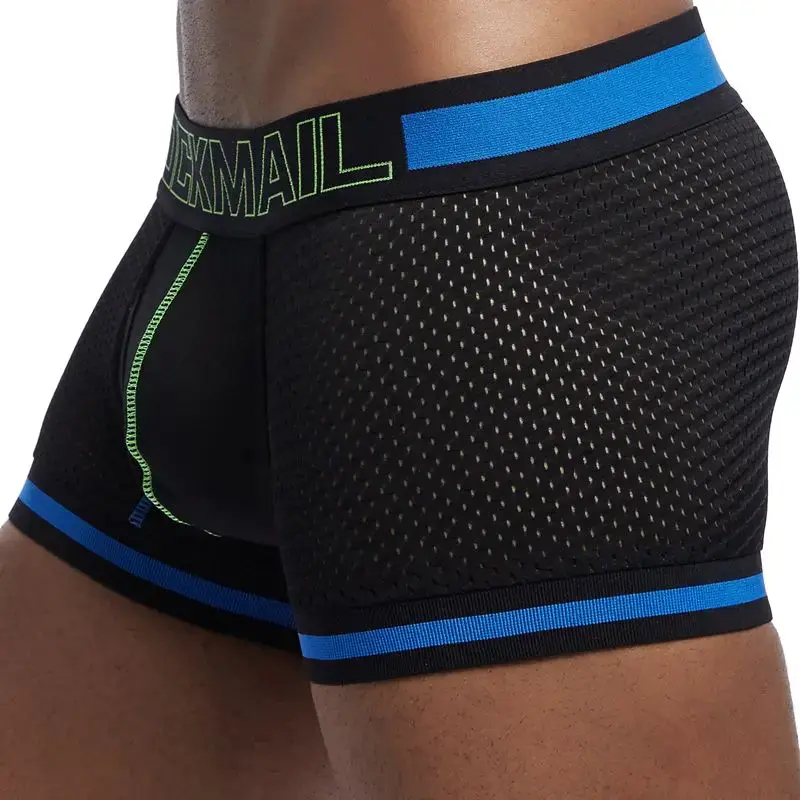 Man Underpants Boxershorts Mesh Nylon Men Boxers Male Breathable Underwear Men’s Panties Boxer Quick Dry Sports Fitness — image 2
