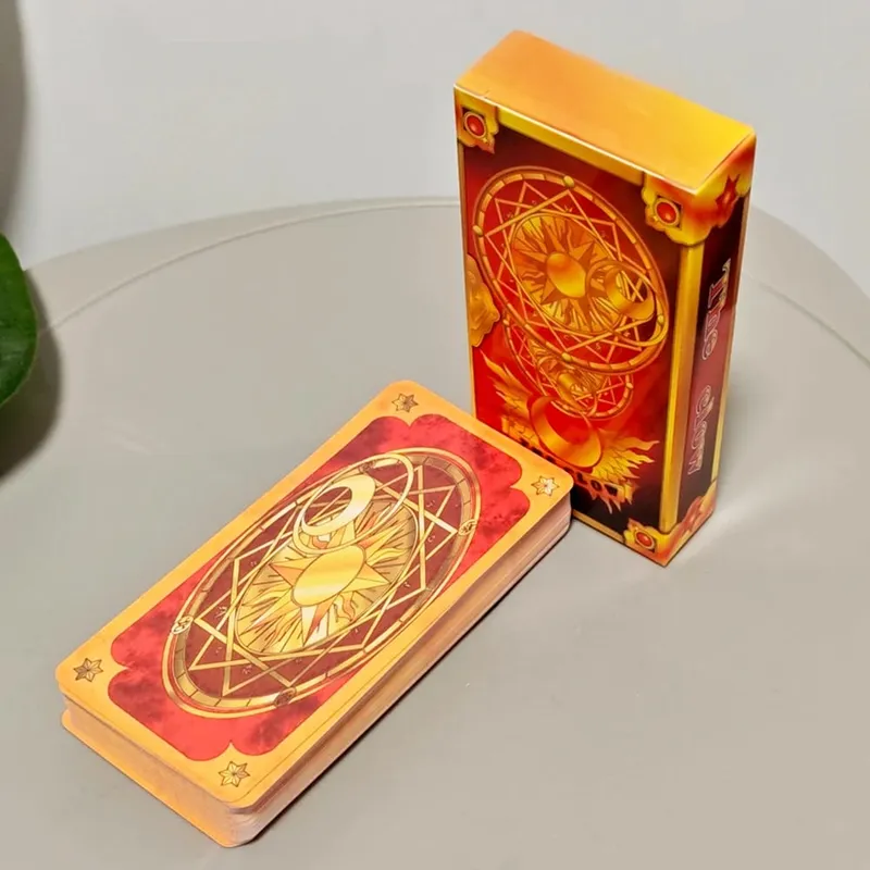 56 Pcs Anime Cards for Cosplay and Display 11*5.5cm Magical Cardcaptor Sakura Clow Card Deck