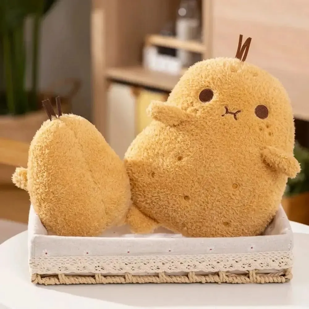PP Cotton Small Potato Plush Doll Fluffy Plush Stuffed Funny Food Plush Doll Soft Ins Plant Spud Throw Pillow Kid Girl Boy