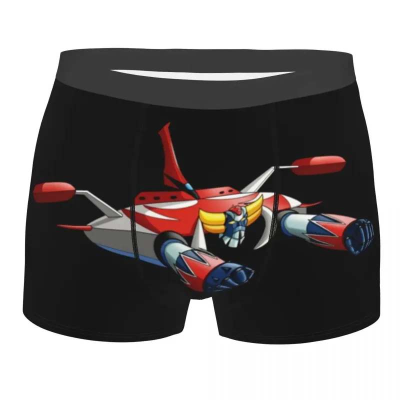 Custom Novelty Goldorak Ufo Robot Grendizer Boxers Shorts Panties Male Underpants Breathbale Briefs Underwear