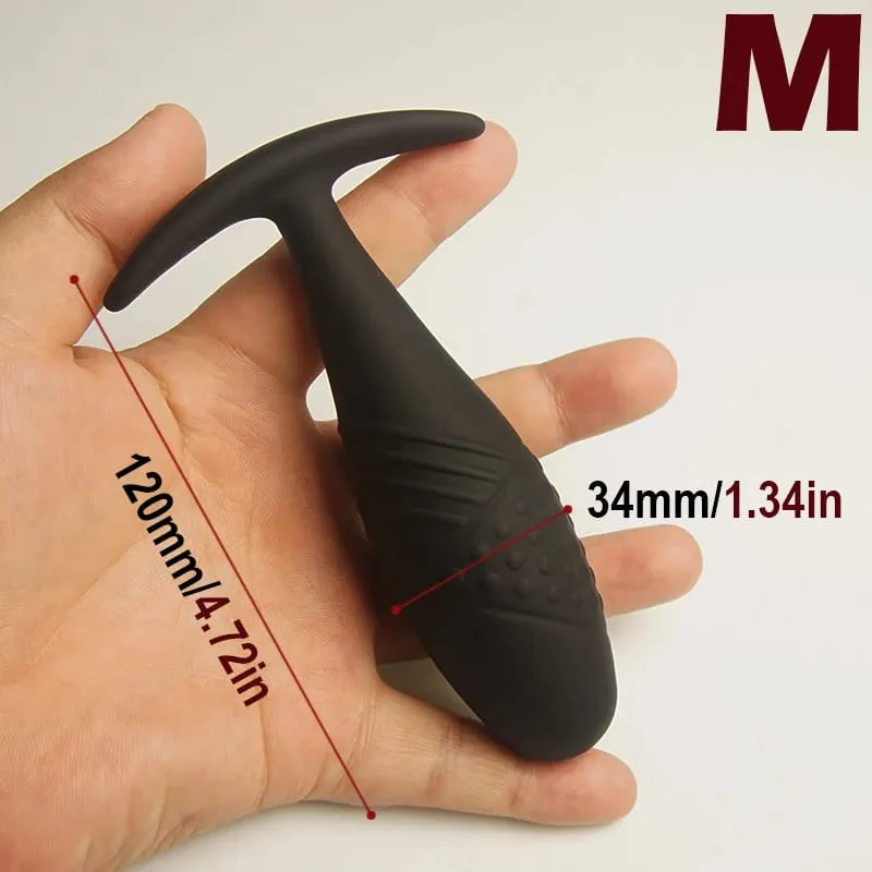 Silicone Anus Butt Plugs with Tapered Base for Comfort Textured Anal Sex Toys Trainer Training Analplug Buttplug Butplug