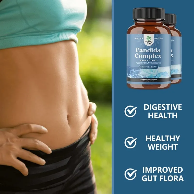 Candida Complex - Probiotika og fordøjelsesenzymer Naturlige ingredienser til at understøtte fordøjelsessundhed og tarmflorabalance — image 5