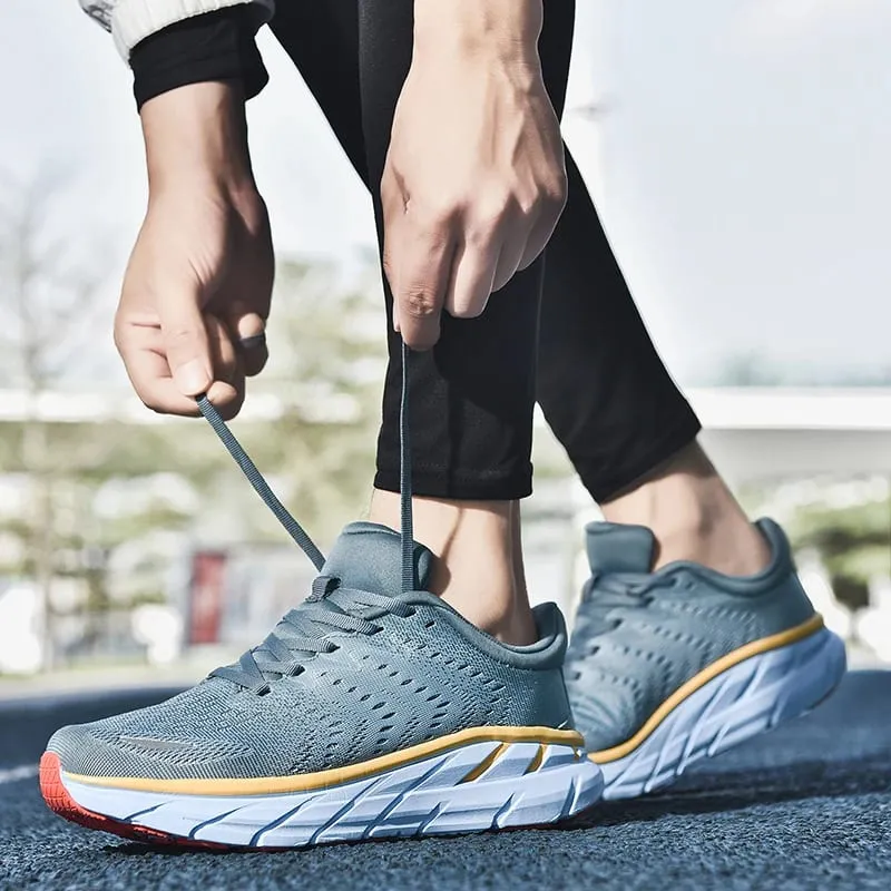 Leisure Running Shoe Breathable Summer Running Shoes Men's Lightweight Fitness Shoes Outdoor Men's Cushioned Sports Shoes — image 6