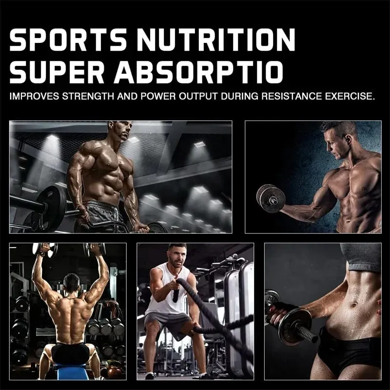Creatine Monohydrate - 5000 Mg Per Serving Pre-workout Creatine To Help Build Muscle Enhance Energy and PerformanceSupplements — image 7