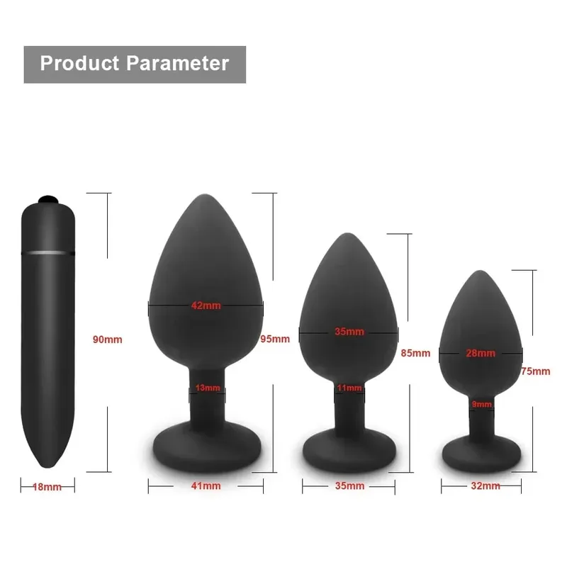 Soft Silicone Anal Butt Plug Unisex Sex Toys Men Prostate Massager Adult Gay Ass Stuffed Anal Trainer Massager for Couples — image 23