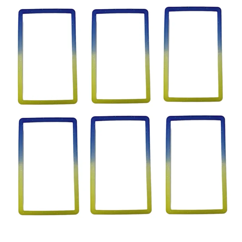 6-Pack Slab Guard for PSA Graded Cards TPU Slab Protector Graded Guard Bumper Guard Gradient Color Glitter Limited Edition