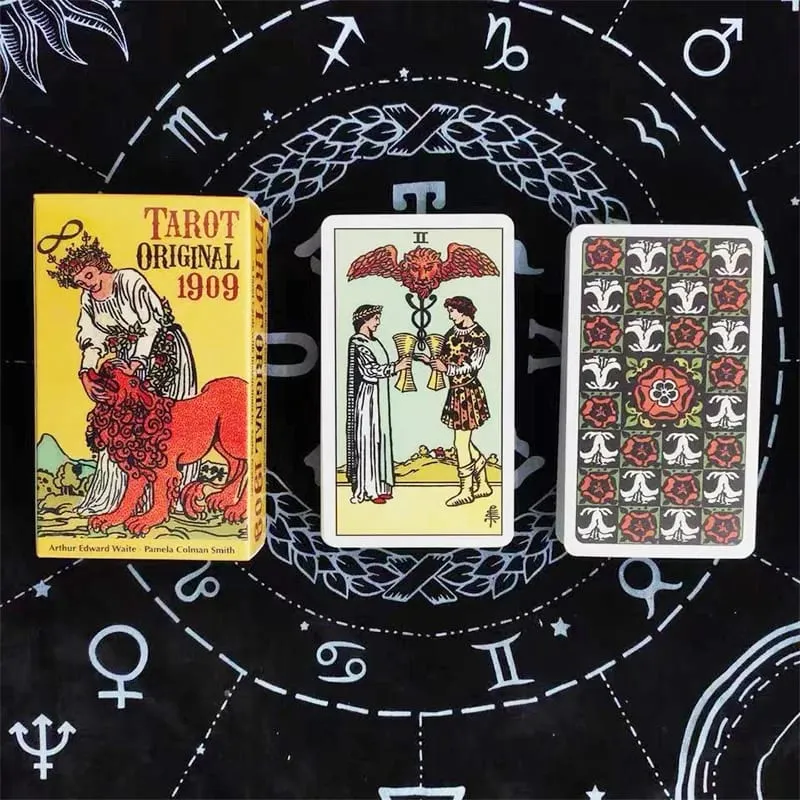 The Rider Waite Smith 1909 Tarocchi Oracle Deck per principianti Inglese Spagnolo Classic Divination Edition Gioca al gioco