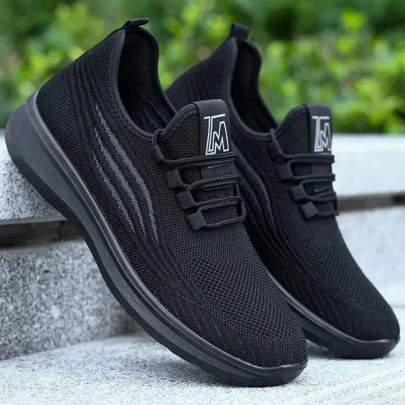 Heren Casual Sneakers Zomer Ademende Platte Schoenen Lichtgewicht Betaalbare Gratis Verzending Schoenen
