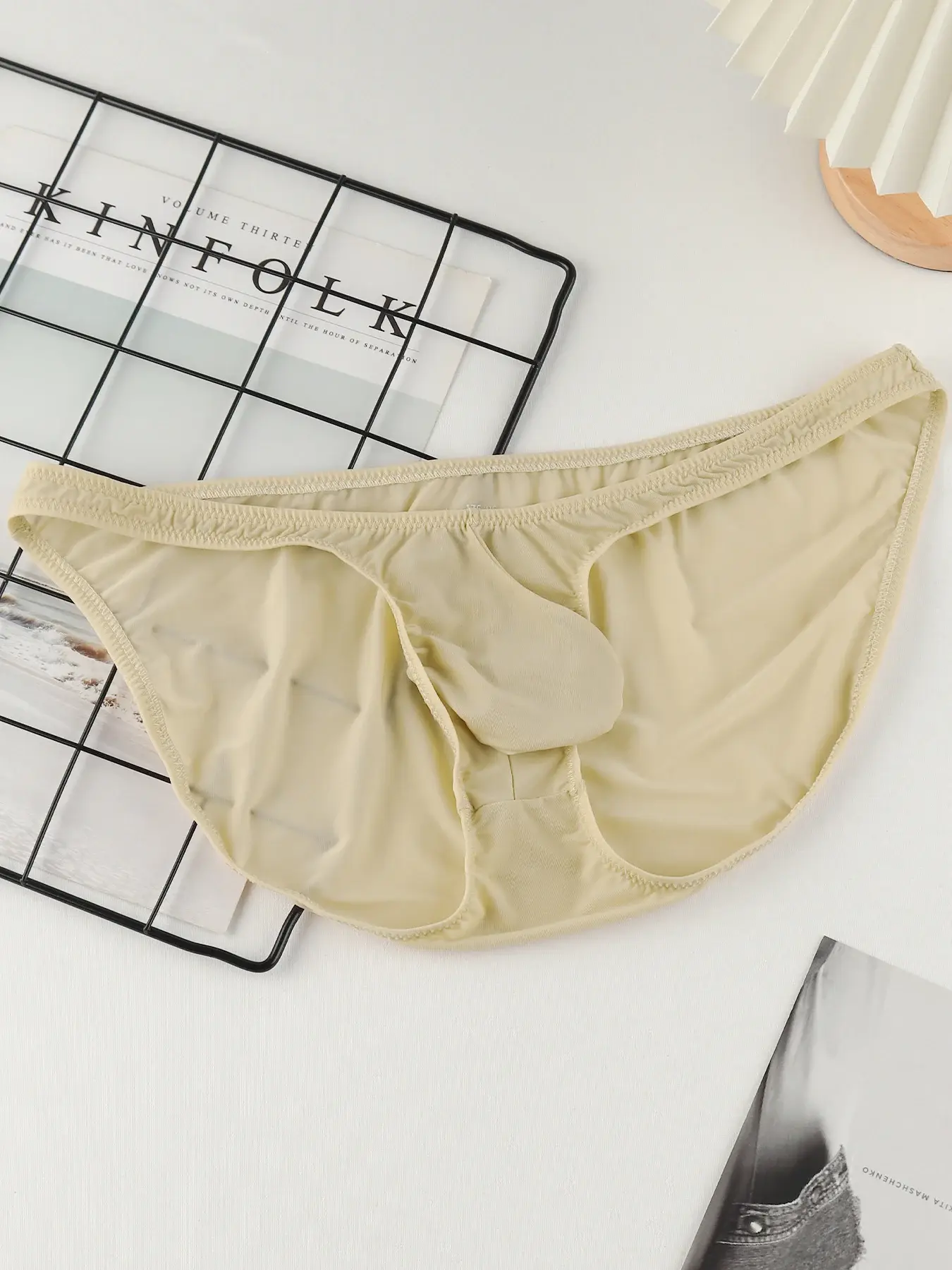 New Men's Underwear U convex Bag Hip Sexy Solid Color Bikini Men's Briefs Comfortable Breathable Quality Male Panties G6008SJ — image 13
