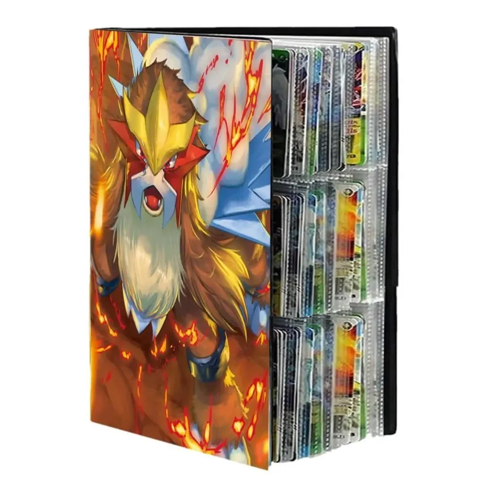 9 Pocket Cards Album Folder Anime Cover Collection Holder Binder Fit For Pokmon YuGiOh TCG Game Sports Football 540 Card Storage — image 2