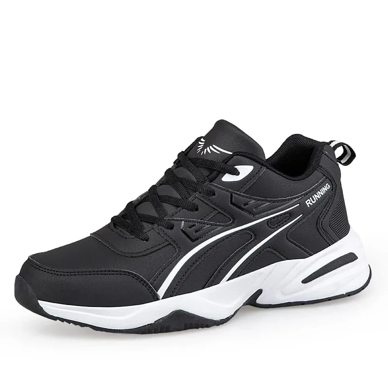 Men's classic retro casual sports shoes Four seasons soft-sole waterproof outdoor youth running shoes breathable light sneakers