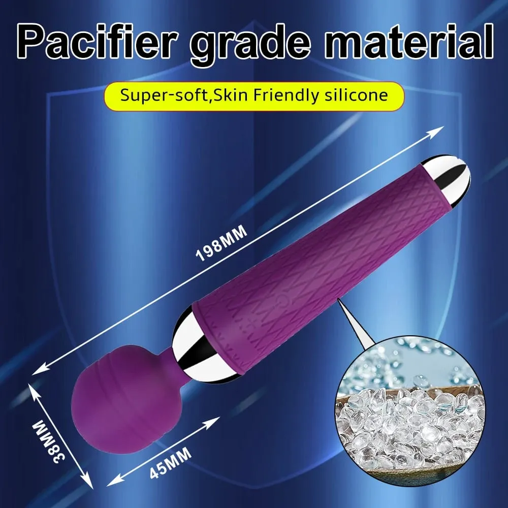 Powerful AV Vibrators for Women USB Recharge Magic Wand Massager Clitoris Stimulator Wellness Erotic Sex Toy Masturbator Product — image 2