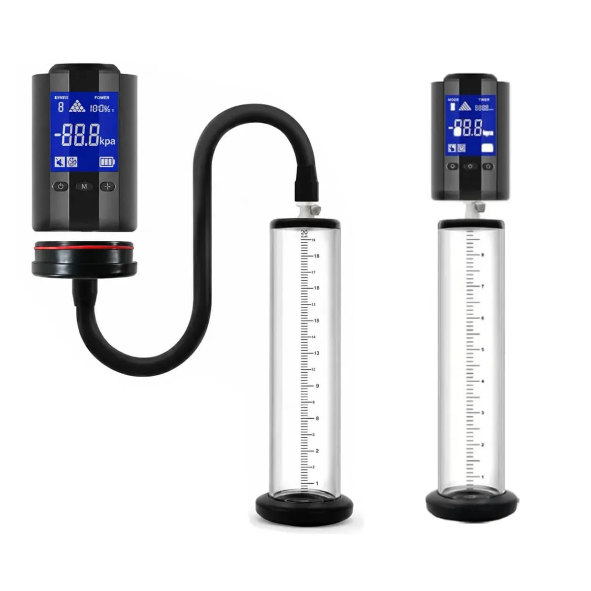 Electric Penis Vacuum Pump with Digital Display Male Enlargement Extender Trainer Rechargeable Adult Masturbation Sex Toy — image 1