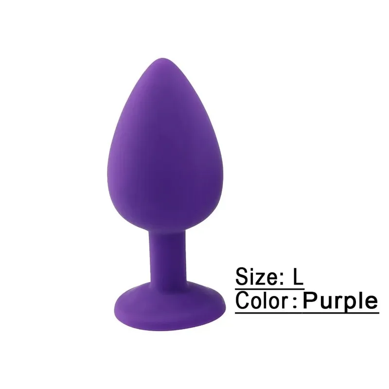 S/M/L Soft silikonový anální kolík Mini Erotický anální kolík Sexuální hračka pro začátečníky Muži Ženy Gay páry Stimulátor prostaty Anální sexuální hračka