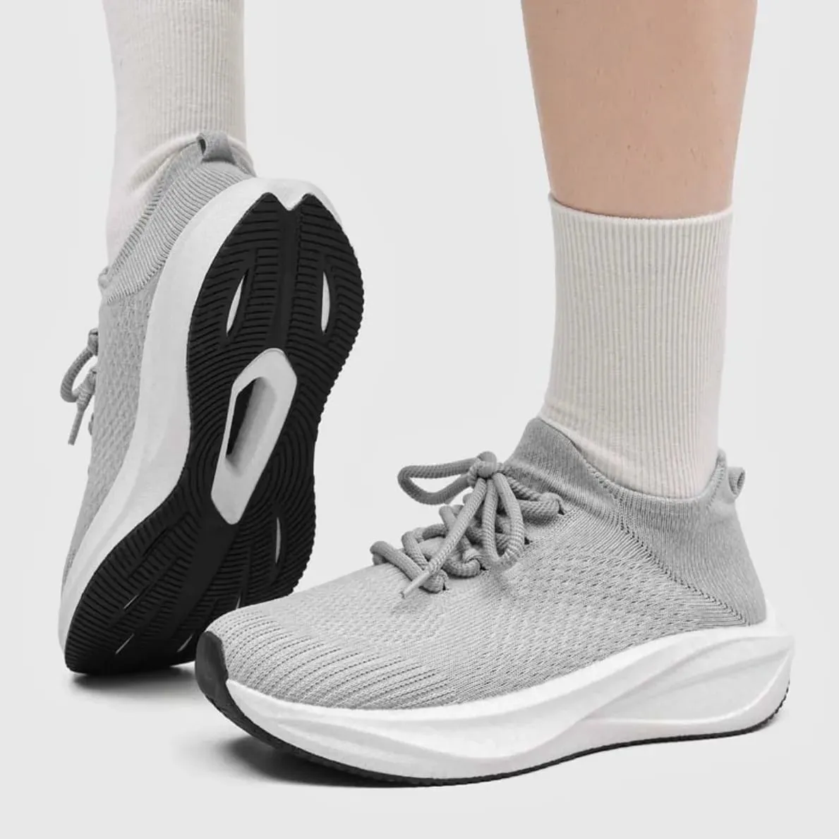 Men Women Summer Mesh Walking Shoes Breathable Lightweight Sock Sneakers Casual Sports Shoes Large Size Couple Style — image 6