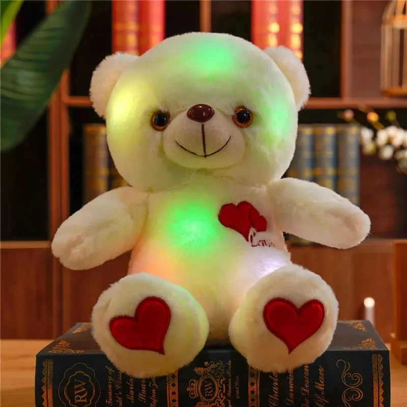 Cute Plush Light Bear Toy Tool Soft Present Birthday Gift Light LED Stuffed Animals Plush Toy Colorful Glowing Festival Gift — image 5