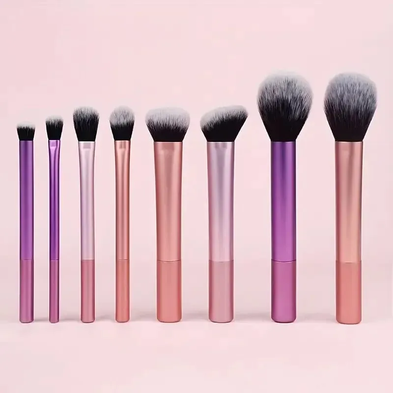 5pcs Makeup Brush Kit Soft Synthetic Hair Make Up Brushes Foundation Blush Eyeshadow Cosmetic Makeup Tools