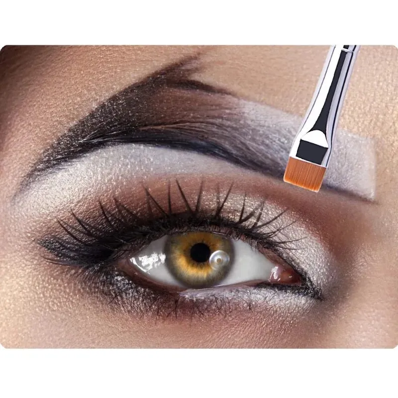 212 Flat Eyebrow Brush Ultrathin Eyebrow Makeup Brushes Flat Eyeliner Brush Thin Eye Liner Brow Contour Beauty Brush Tool