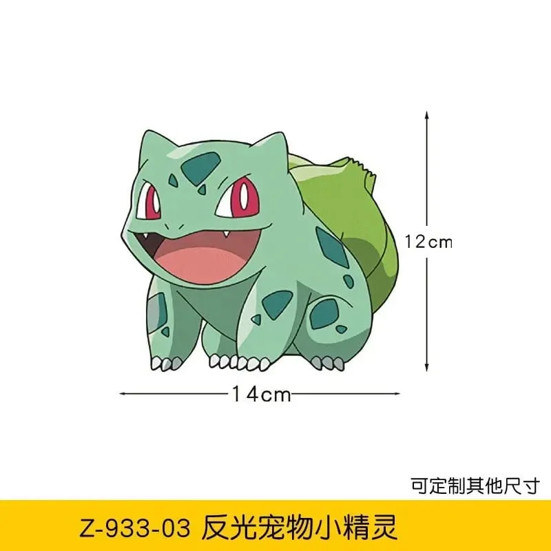 20 stile Pokemon bilklistermærker Anime figur Pikachu Gengar Eevee Charmander Sød tegneseriedukke Kreativt klistermærke Fødselsdagsgaver