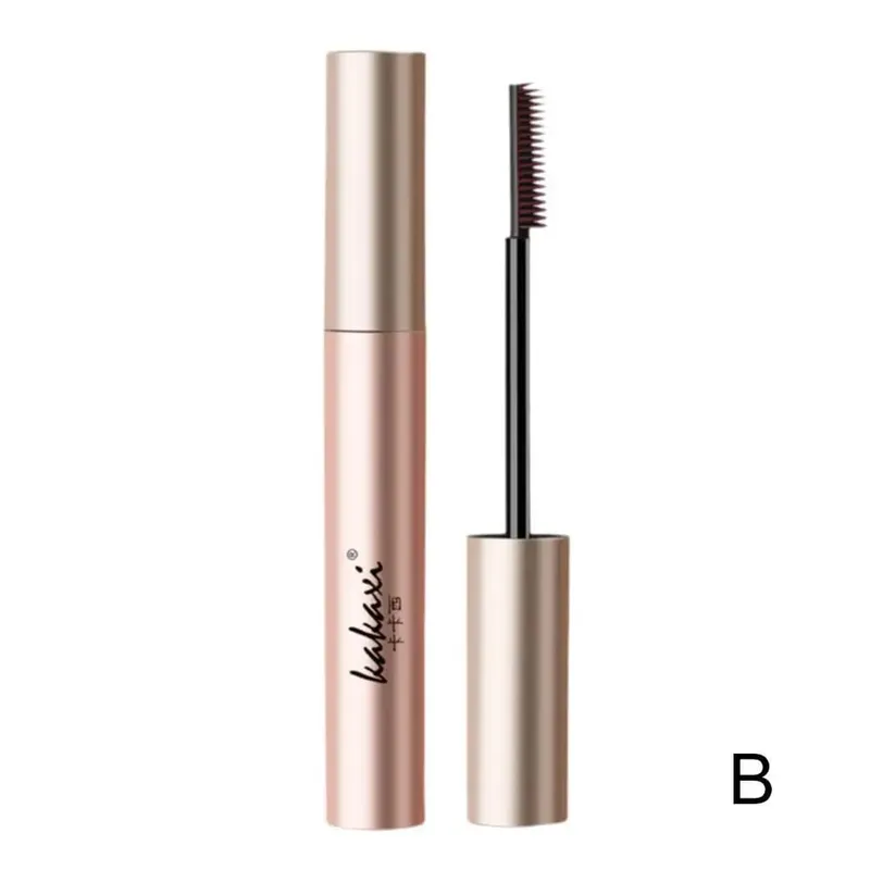 Rímel para cílios, à prova d'água, fibra de seda, preto, longo, curvado, extensões de cílios, sem aglomeração, maquiagem, cosméticos