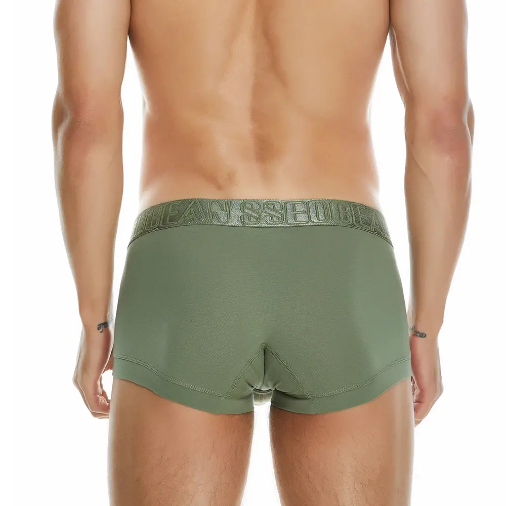 Men's Breathable Cotton Boxer Shorts U-Convex Pouch Low-Waist Soft Stretch Underwear for Daily Casual & Intimate Wear — image 23