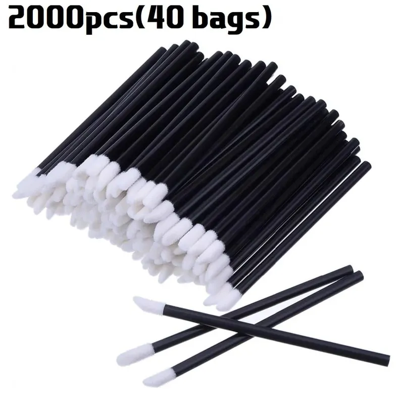 Χύμα 50/500/2000Pcs Lip Brush Professional Applicators Χονδρική Ραβδιά κραγιόν Γυναικείες βούρτσες Lip Gloss Αξεσουάρ εργαλείων μακιγιάζ