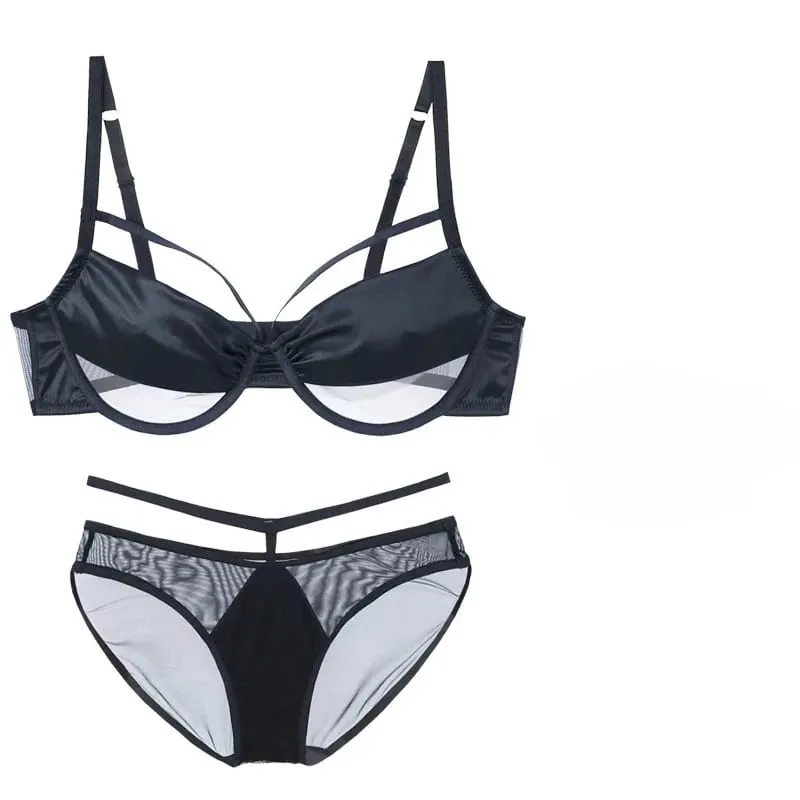 Set di biancheria intima dimagrante da donna nuova tazza sottile reggiseno push up con ferretto morbido effetto minimizzante raccoglie rigonfiamento laterale anti-cedimento morbido