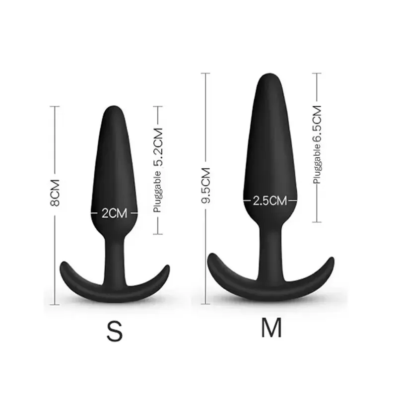 Plug Anal en forme de T en Silicone souple, 3 tailles, stimulateur Anal, jouets sexuels anaux pour hommes/femmes, masseur de Prostate, entraîneur