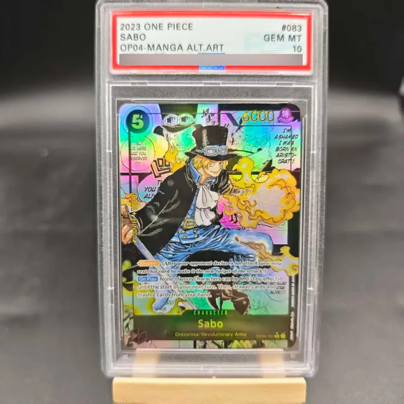 Diy Self Made One Piece OP13 Luffy Sabo Ace English Rating Card OPCG Zoro Roger Hancock Copy Version Anime Collection Cards