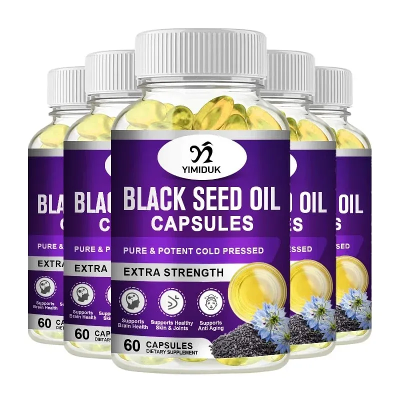 Yimiduk Premium Black Seed Oil Supplement for Overall Wellness & Vitality Joint & Brain Health & Immune System Anti Aging — image 9