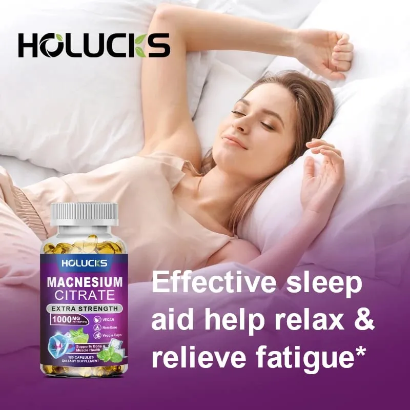 Buy 2 Get 2 Free! High Potency Magnesium Citrate Supplement