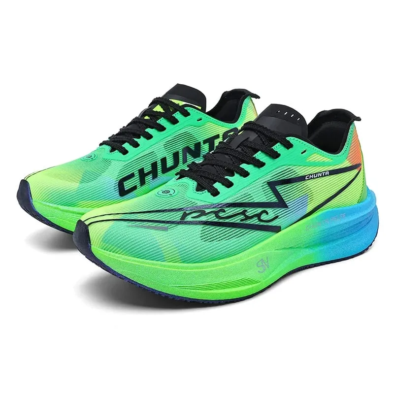 Carbon Board Marathon Men Running ShoesSpeciality Sports Breathable Lightweight Women's Comfortable Athletic Chunta Sneakers