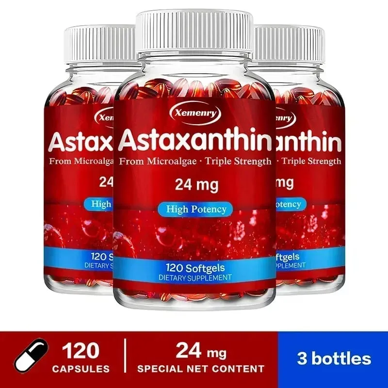 Astaxanthin 24 Mg - Meningkatkan Kesehatan Kardiovaskular Mempercepat Metabolisme Menjaga Kesehatan Sendi Mata dan Kulit Antioksidan — image 8