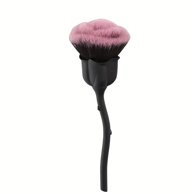 A Rose Shaped Nail Dust Brush Soft Bristles Makeup Foundation Make-Up & Powder Blusher Tools Foundation Make-Up Beauty Brush