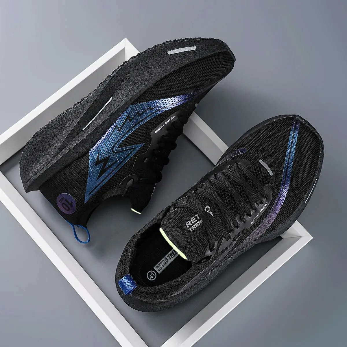 Men Sports Speciality Running Shoes Carbon Board Marathon Breathable Lightweight Women's Comfortable Athletic Nonskid Sneakers — image 5