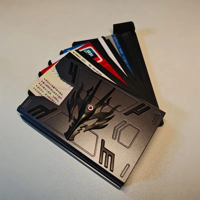2026 New Expandable Card Holder Kamen Rider Ryuki Ryuga Foldable ID Badge Case for Kids Card Storage Anime Collection Gift Toy — image 2