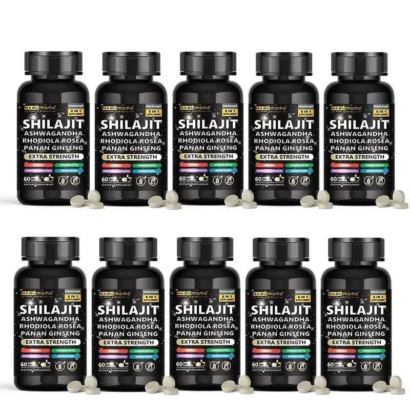 Natural Powerful Male Supplement with Shilajit Ashwagandha & Ginseng Extract