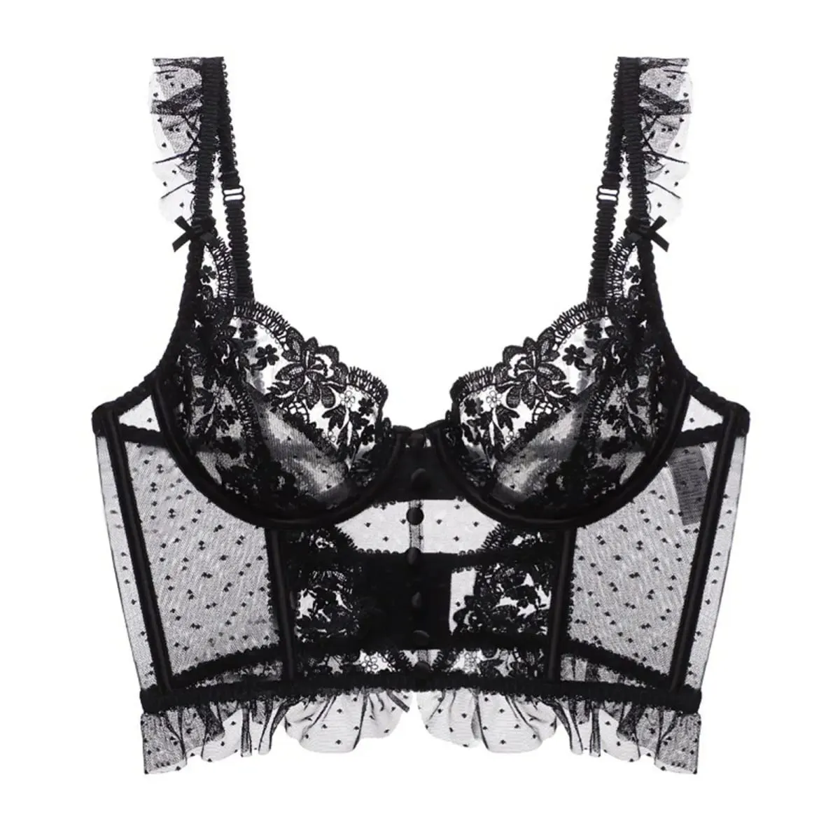 Women Lingerie Set Underwire High Waist Bra Comfortable Thin Underwear Lace Bra Panty Set for Valentine'S Day Honeymoon Bridal