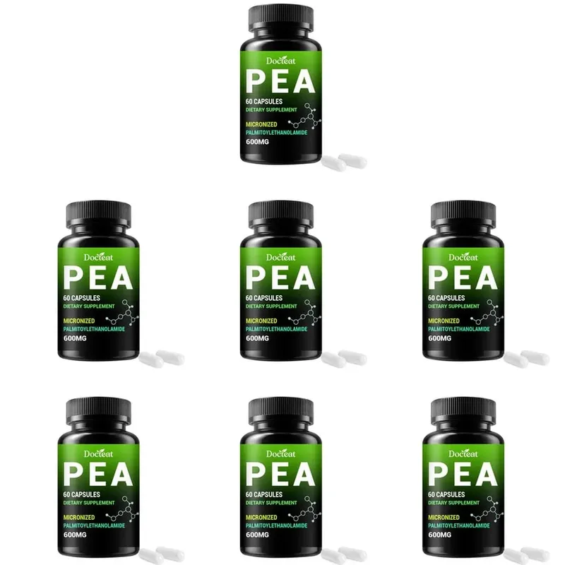 Docteat PEA 600mg Capsules Micronized Palmitoylethanolamide Supports Compound Balance Maintenance Comfort and Ease 60 Capsules — image 10