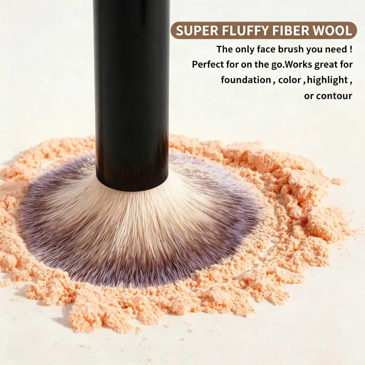 14Pcs Complete Makeup Brush Set Soft Synthetic Hair Foundation Blush Loose Powder Concealer Contour Blending Brushes Portable Tr