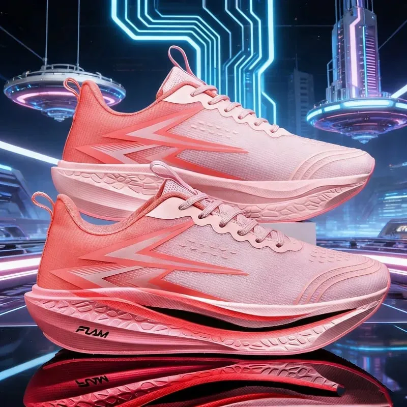 Men Women Carbon Plate Marathon Running Shoes Breathable Lightweight Non-Slip Racing Training Sports Athletic Sneakers — image 12