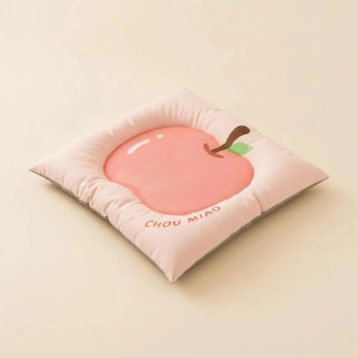 Pet Cushion Pad with Padded Border Charming Fruit Print Pet Bed Cushioned for — image 5