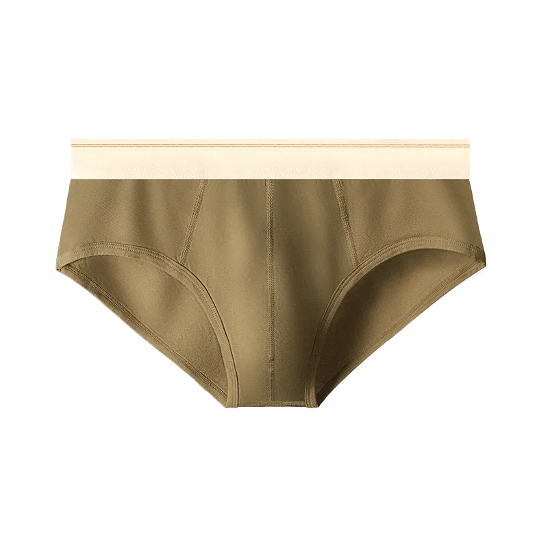 Men's pure cotton breathable and comfortable triangular underpants, mid-waist, skin-friendly and soft, teenagers' underpants 3256810188437944