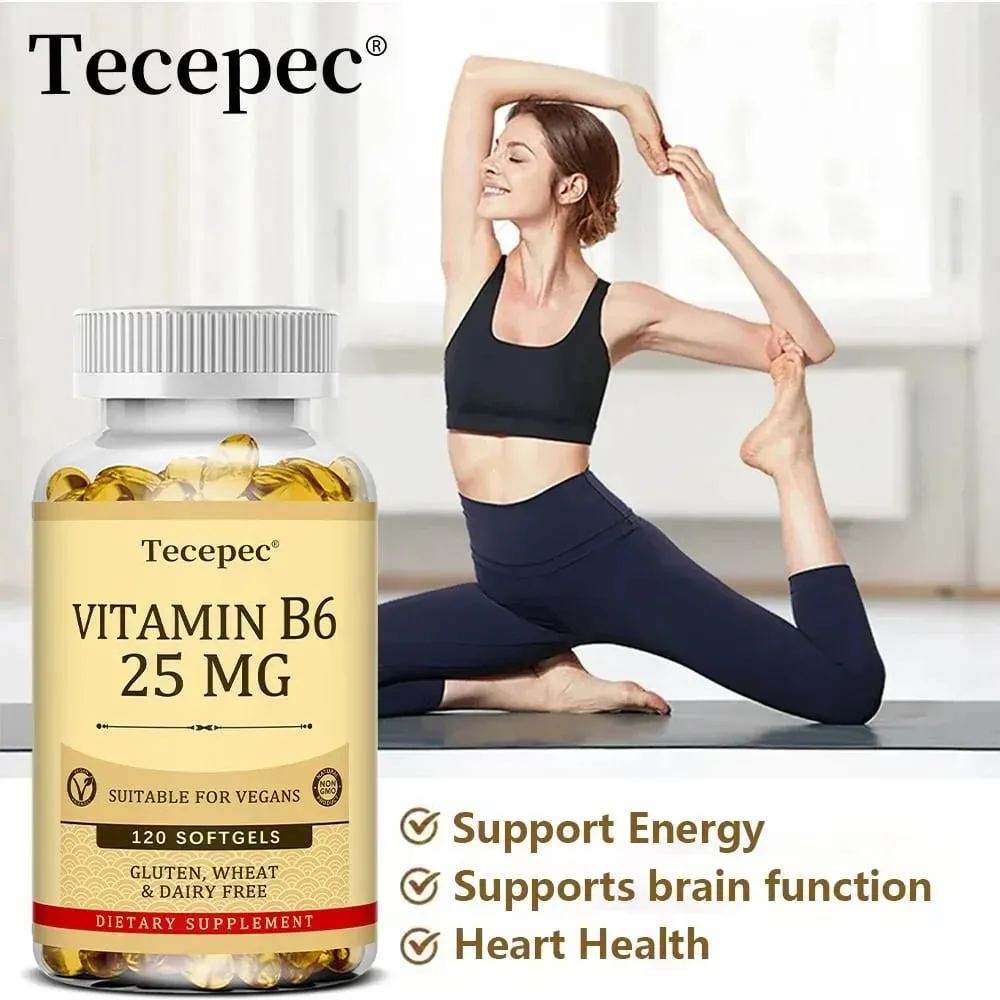 Vitamin B6 - Improves Metabolism Skin Health Antioxidant for Cardiovascular Neurological Immune and Eye Health — image 3